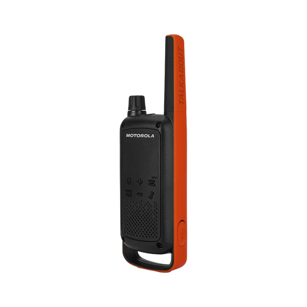 Motorola Walkie-Talkie TalkAbout T82, Twin, IPx2, 16 Channels, 10km, Black [2]