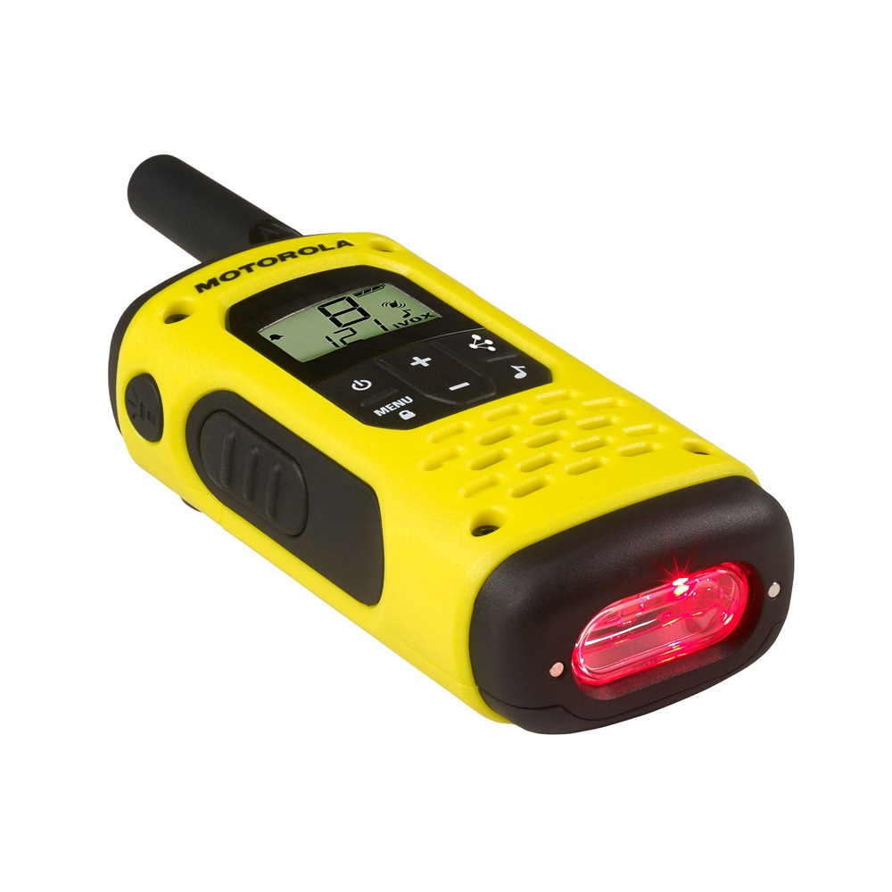 Motorola Walkie-Talkie TalkAbout T92 H2O, Twin, IP67, 16 Channels, 10km, Yellow/Black (2023 edition) [4]
