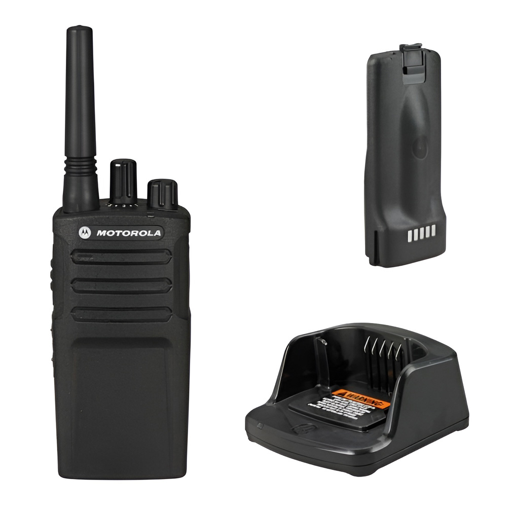 Motorola Walkie-Talkie TalkAbout XT420, IP55, 8 Channels (16-position channel), 9km, Black [3]