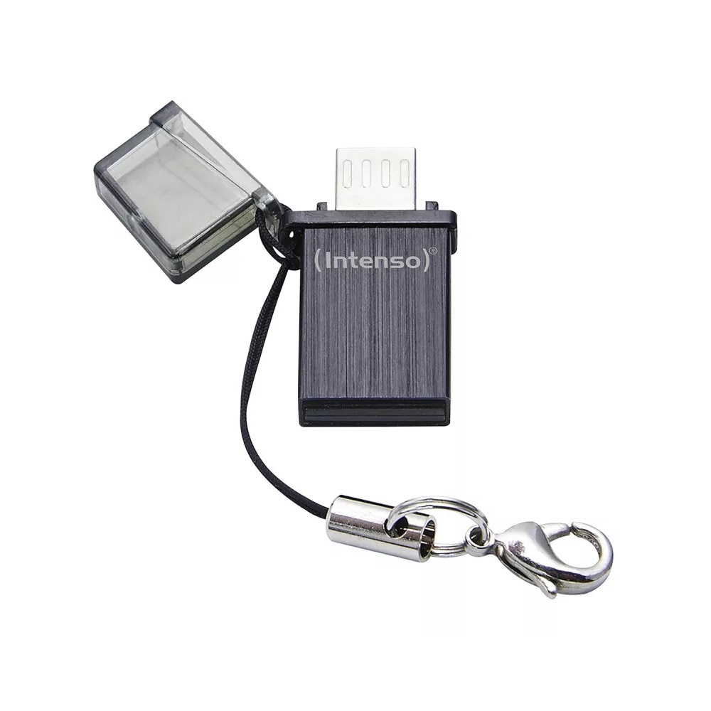 Intenso® USB Drive 2.0 (USB-A & microUSB) Mini Mobile Line 32 GB, Anthracite [2]