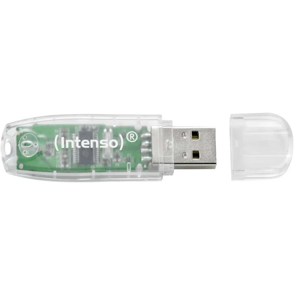 Intenso® USB Drive 2.0 Rainbow Line 32 GB, Transparent [2]