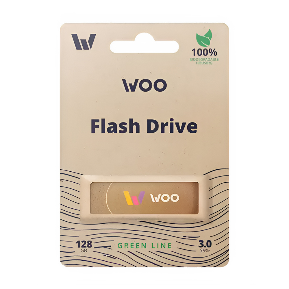 WOO USB Drive 3.0 Green Line 128GB [1]