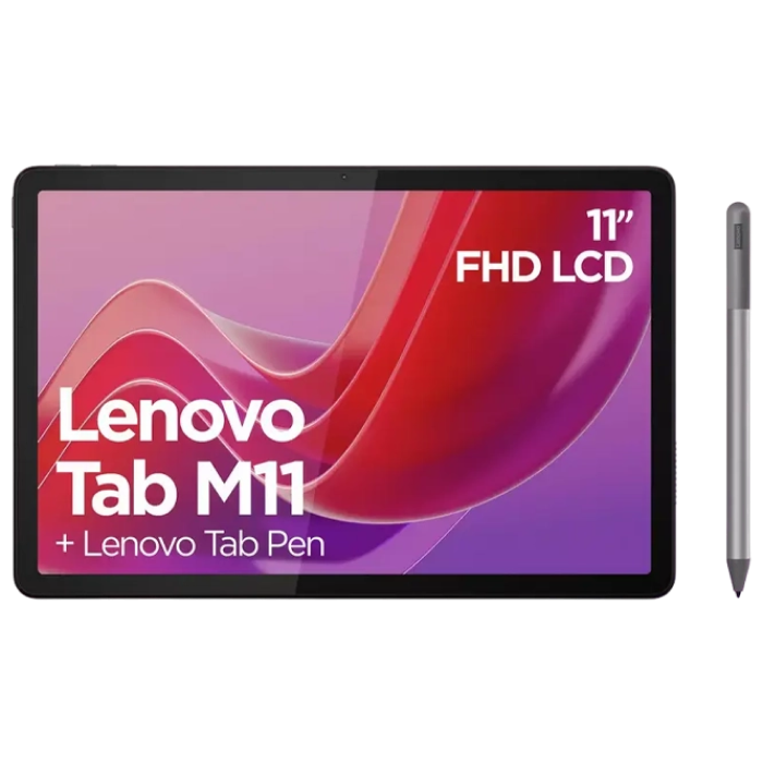 Tableta Lenovo Tab M11 - TB330FU Grey - 11 MediaTek Helio G88 4Gb 128Gb Diagonala ecranului: 11", Rezolutia ecranului:  IPS FHD+ (1920x1200) 400nits, MediaTek Helio G88 8-Core, 4Gb, 128Gb, 802.11ac + Bluetooth, GPS, micro SD Reader up to 1Tb, 8MP Front Camera, 8MP Rear Camera, Android 13, 7040mAh, 465g, Luna Grey, Pen [3]