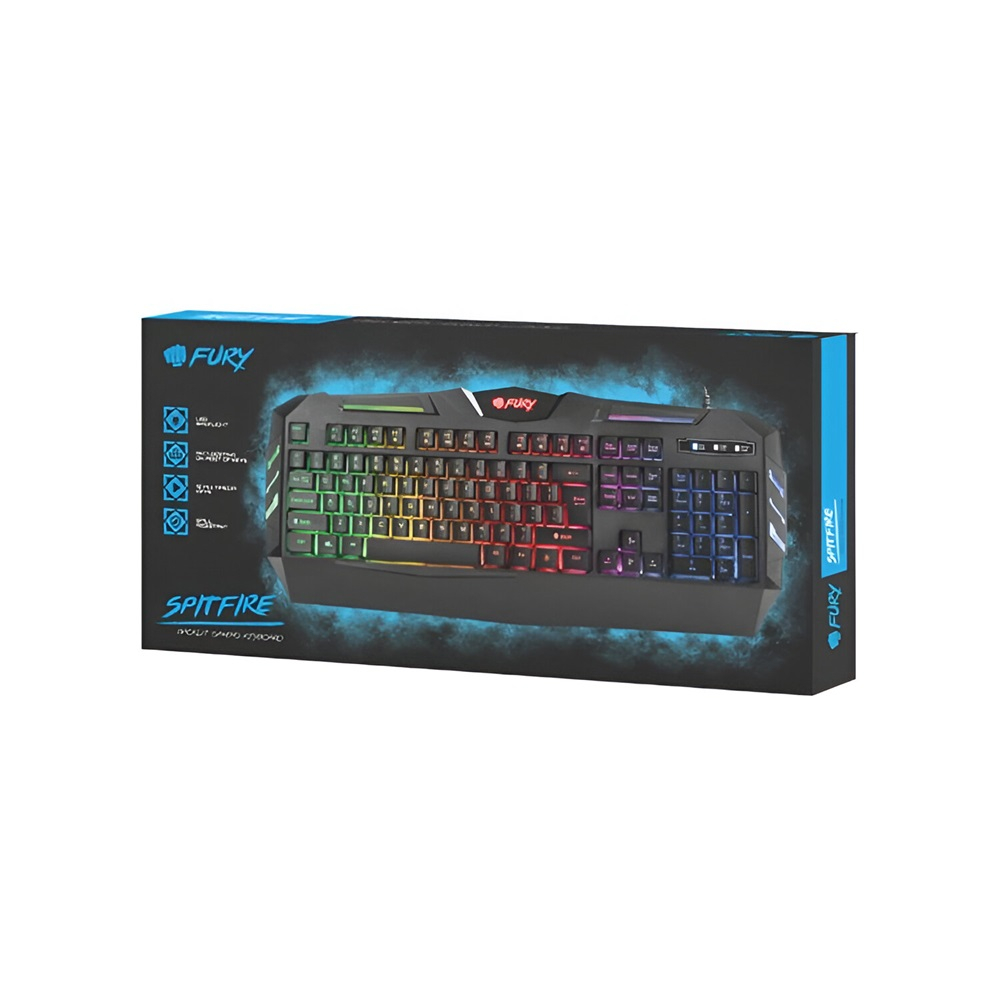 Клавиатура Fury Keyboard Spitfire, раскладка US, с подсветкой. [3]