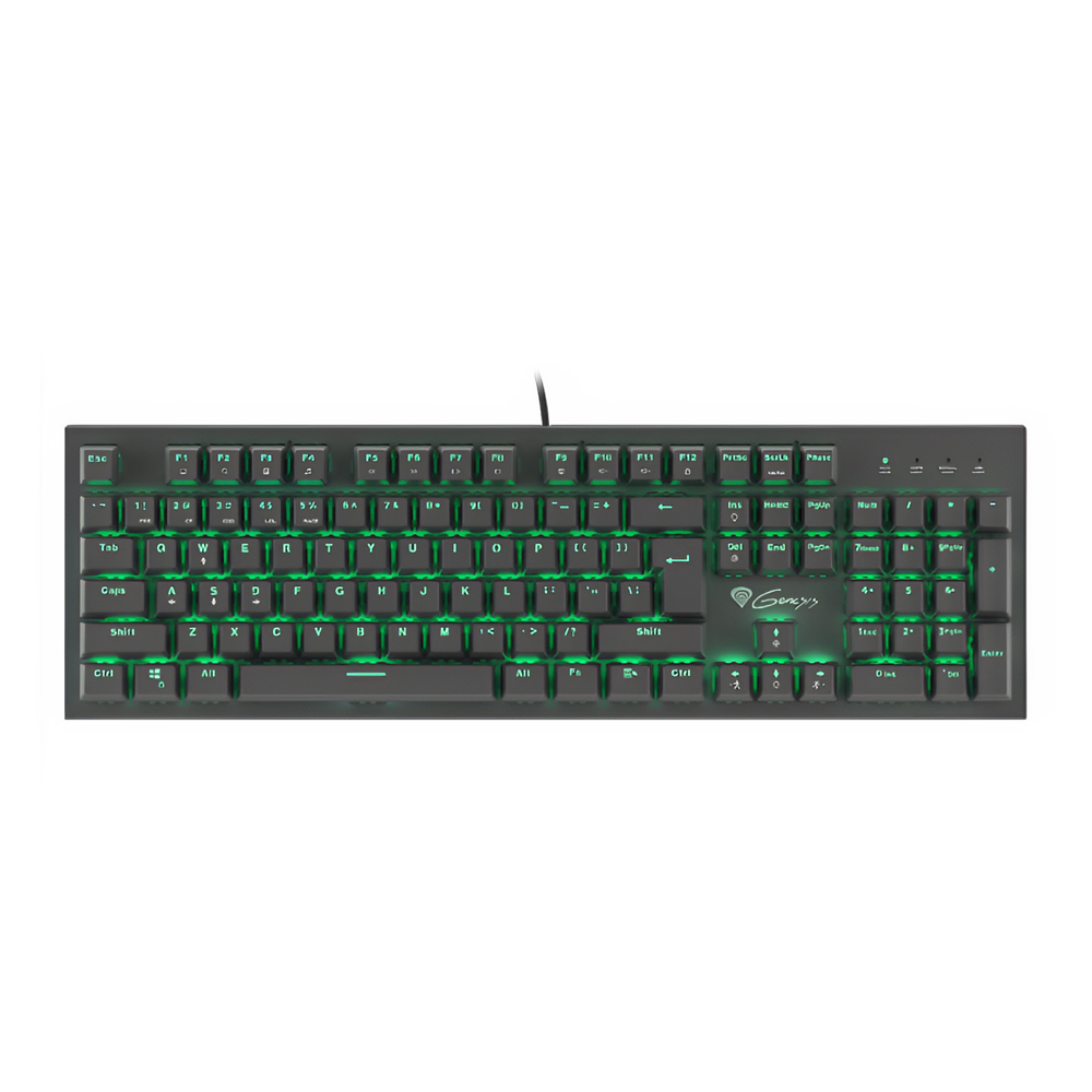 Genesis Mechanical Keyboard Thor 300, US Layout, Green Backlight, Blue Outemu Switch [1]