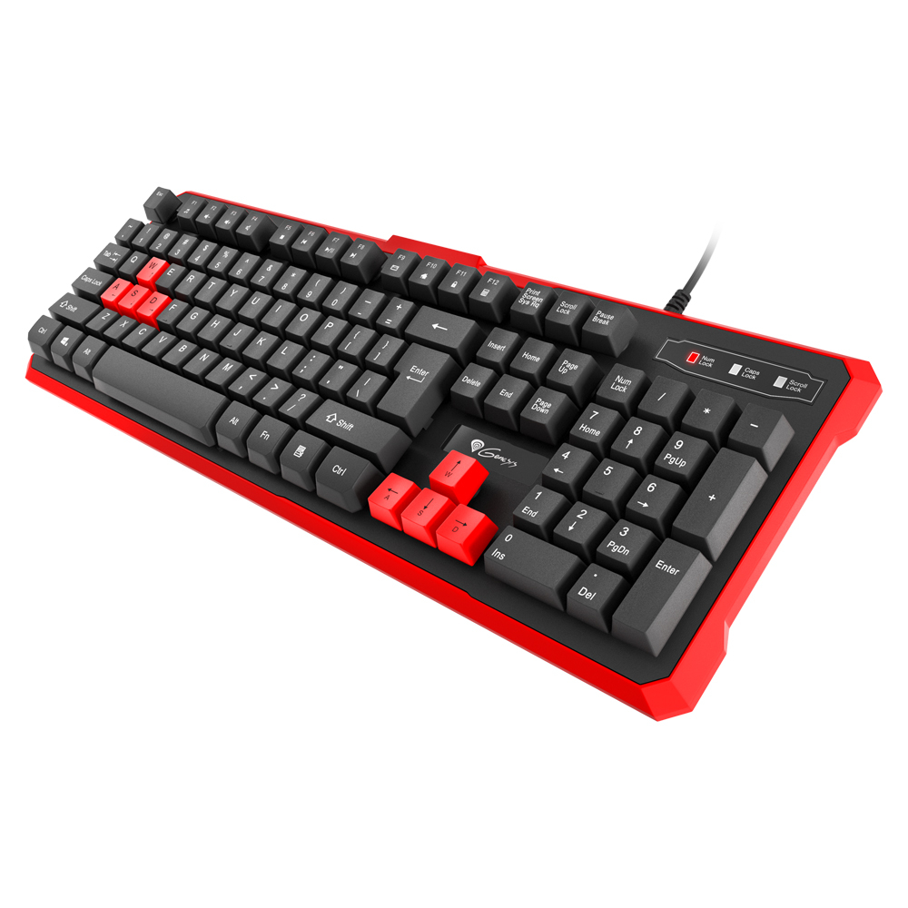 Genesis Keyboard Rhod 110, US Layout, Red [2]