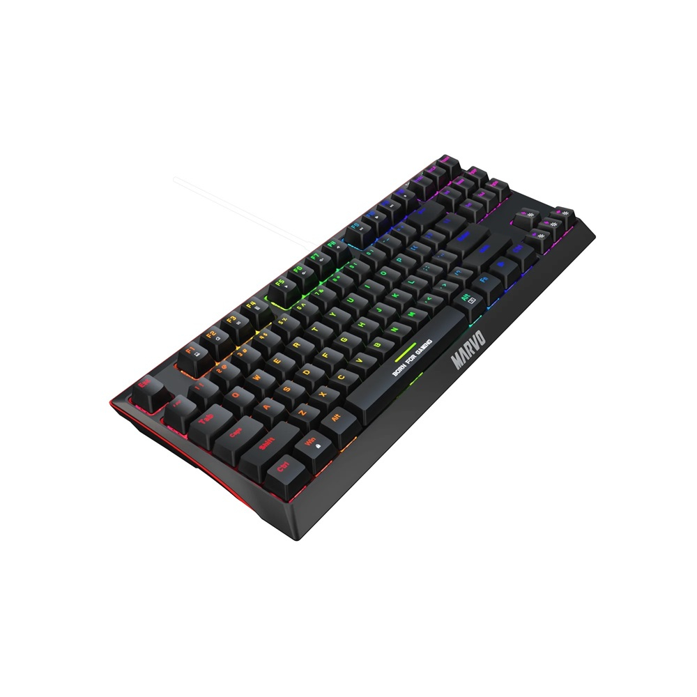 Marvo Keyboard Mechanical KG953 Wireless & Blutooth Wireless & Wired Tri-modes TKL RGB [2]