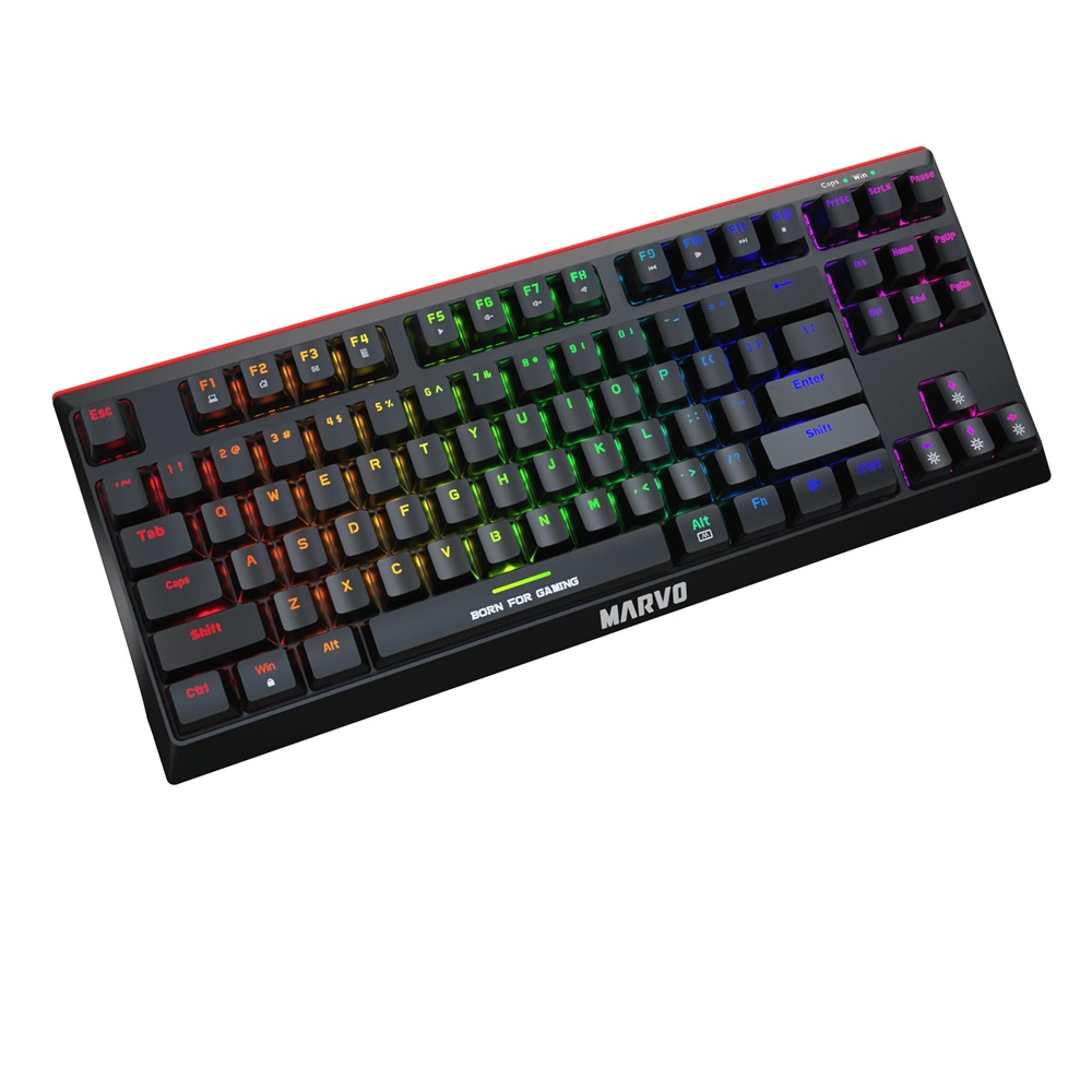Marvo Keyboard Mechanical KG953 Wireless & Blutooth Wireless & Wired Tri-modes TKL RGB [3]