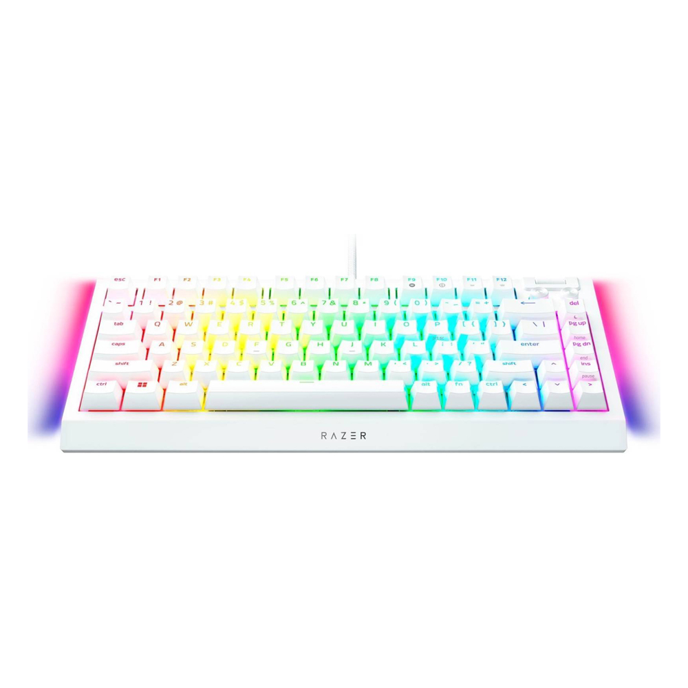 Клавиатура Razer Mechanical BlackWidow V4 75% White Edition с раскладкой US. [3]