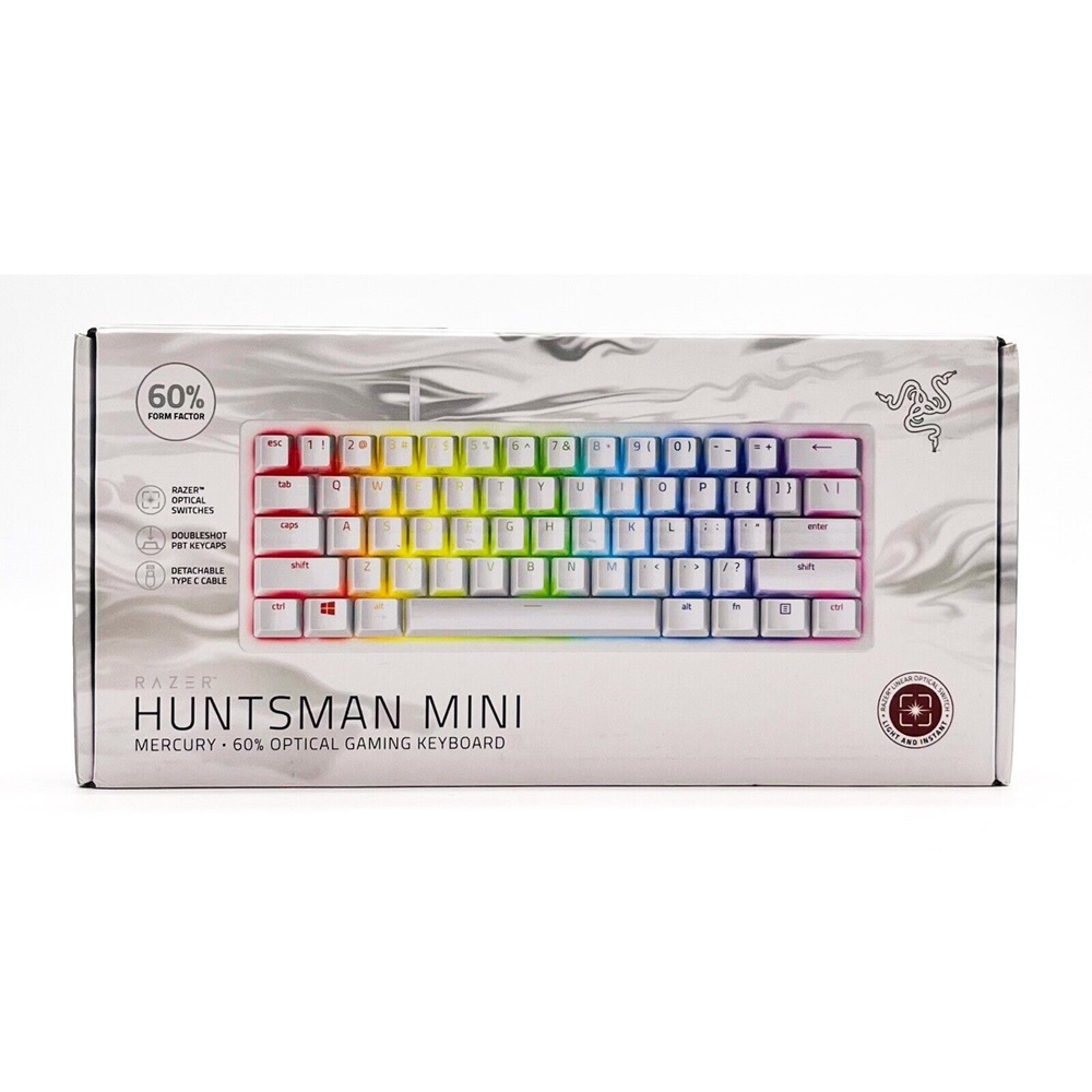 Клавиатура Razer Optical Huntsman Mini 60% с кликами Purple Switch в раскладке US, издание Mercury. [3]