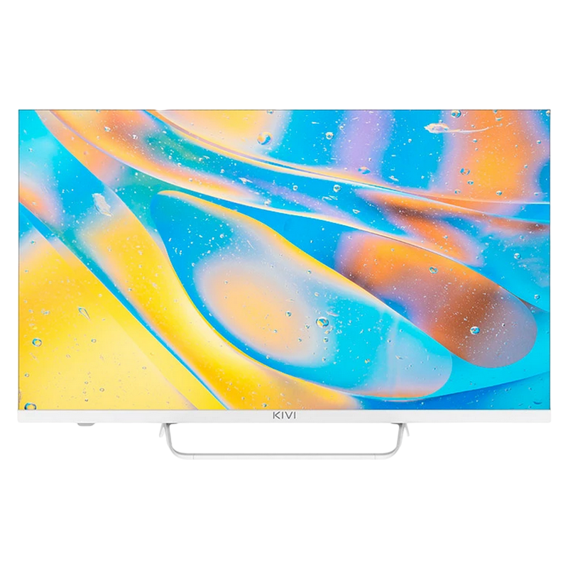 Televizor KIVI 32" LED SMART TV 32F760QW 1920x1080 FHD Android TV Alb (32'' White, 1920x1080 FHD, SMART TV (Android TV), Google Chromecast, Google Assistant, 3x HDMI, 2x USB, Headphone jack 3.5 mm, RCA, Wi-Fi 5G, Bluetooth 5.1, DVB-T/T2/C, OSD Language: ENG, RU, RO, Sound by JVC, Speakers 2x8W Dolby Audio, BT+IR Smart remote control RC40 with Voice control, VESA 200x100, 4.4 Kg) [5]