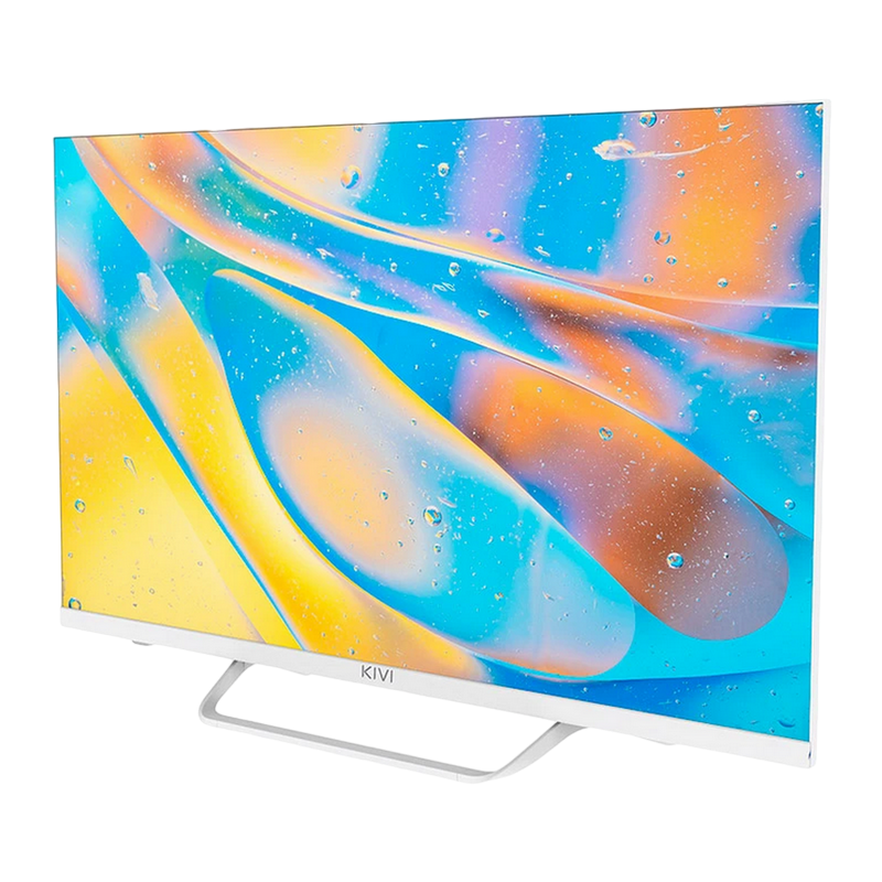 Televizor KIVI 32" LED SMART TV 32F760QW 1920x1080 FHD Android TV Alb (32'' White, 1920x1080 FHD, SMART TV (Android TV), Google Chromecast, Google Assistant, 3x HDMI, 2x USB, Headphone jack 3.5 mm, RCA, Wi-Fi 5G, Bluetooth 5.1, DVB-T/T2/C, OSD Language: ENG, RU, RO, Sound by JVC, Speakers 2x8W Dolby Audio, BT+IR Smart remote control RC40 with Voice control, VESA 200x100, 4.4 Kg) [2]