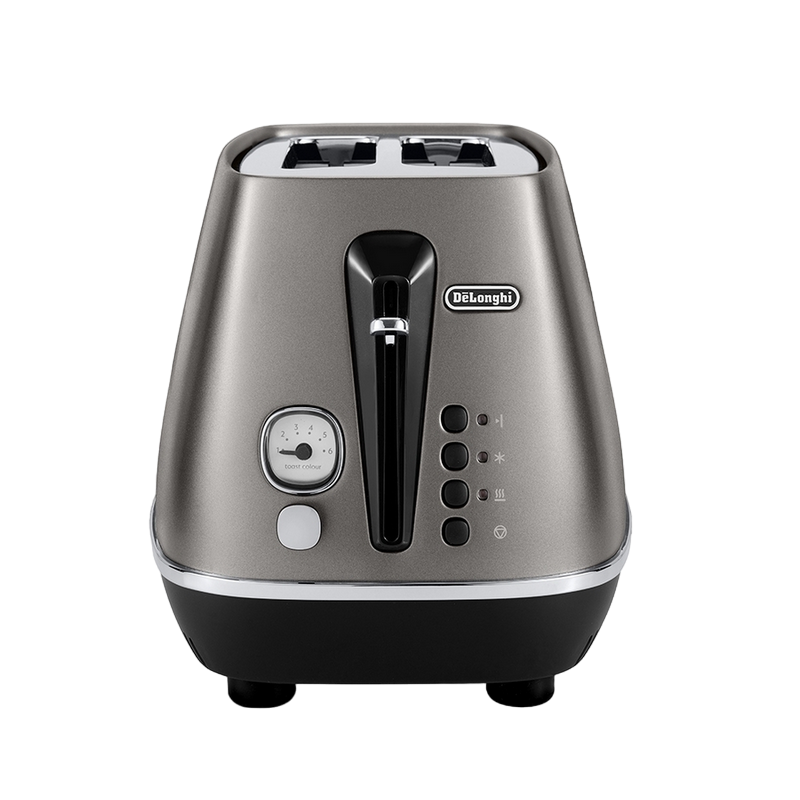 Toster DeLonghi CTIN2103.TB, 900W, Negru Mat, Inox [3]