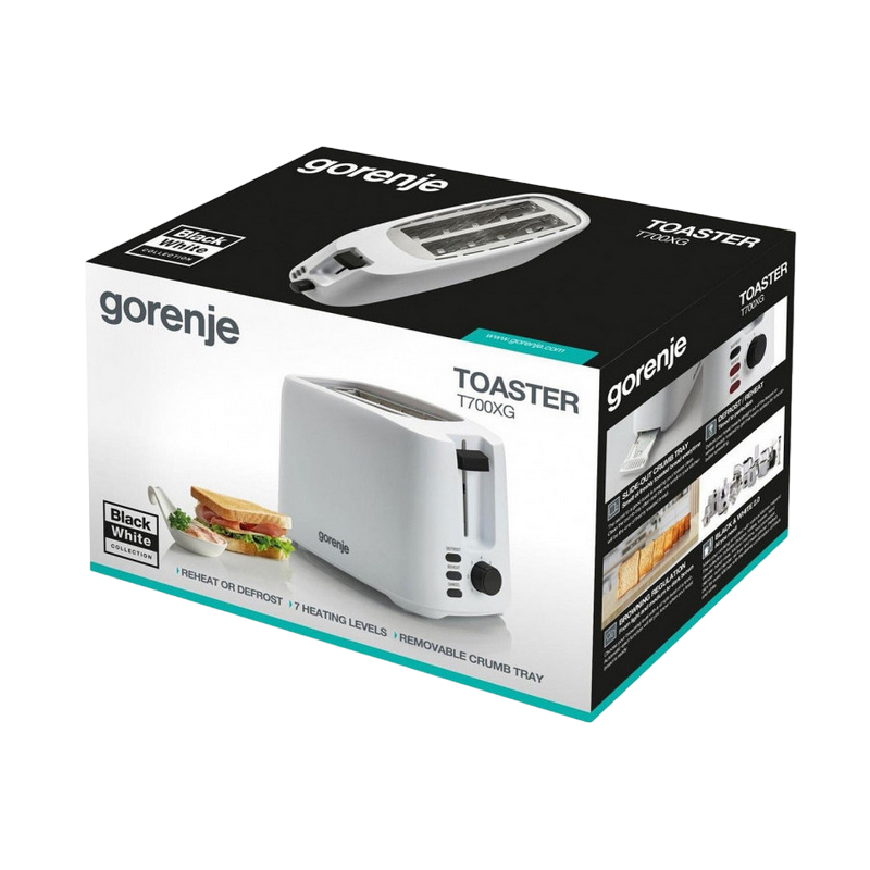Тостер Gorenje T700XG, 850Вт, Нержавейка [6]