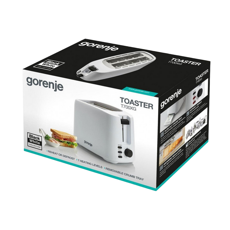 Тостер Gorenje T700XG, 850Вт, Нержавейка [4]