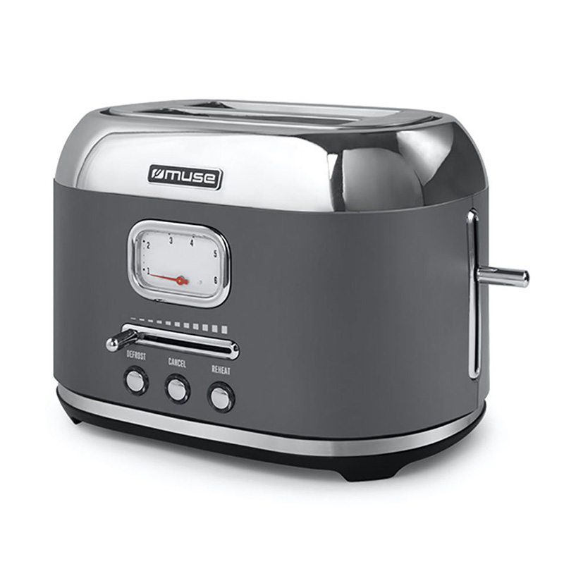 Toster Muse MS-120DG, Negru/Inox, Control electronic [5]