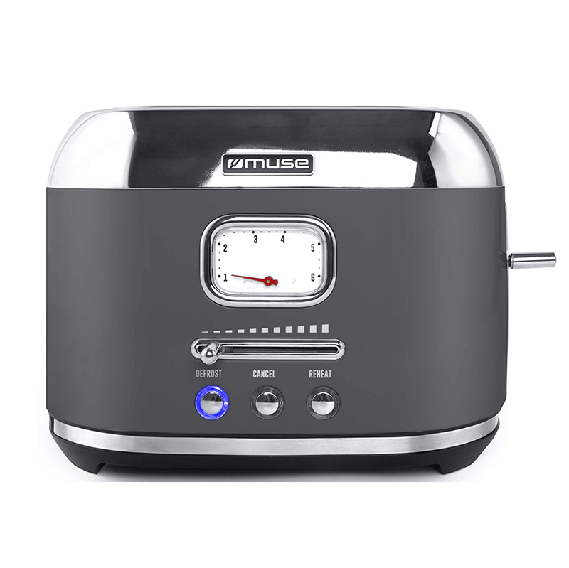 Toster Muse MS-120DG, Negru/Inox, Control electronic [6]