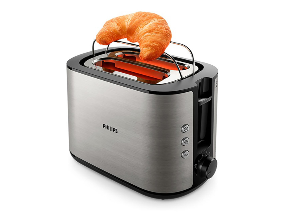 Toster Philips HD2650/90, 950W, Negru, Lift High [4]