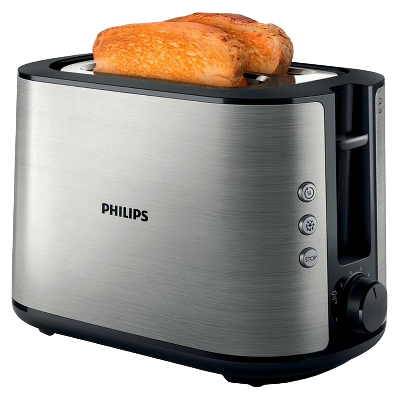 Toster Philips HD2650/90, 950W, Negru, Lift High [6]