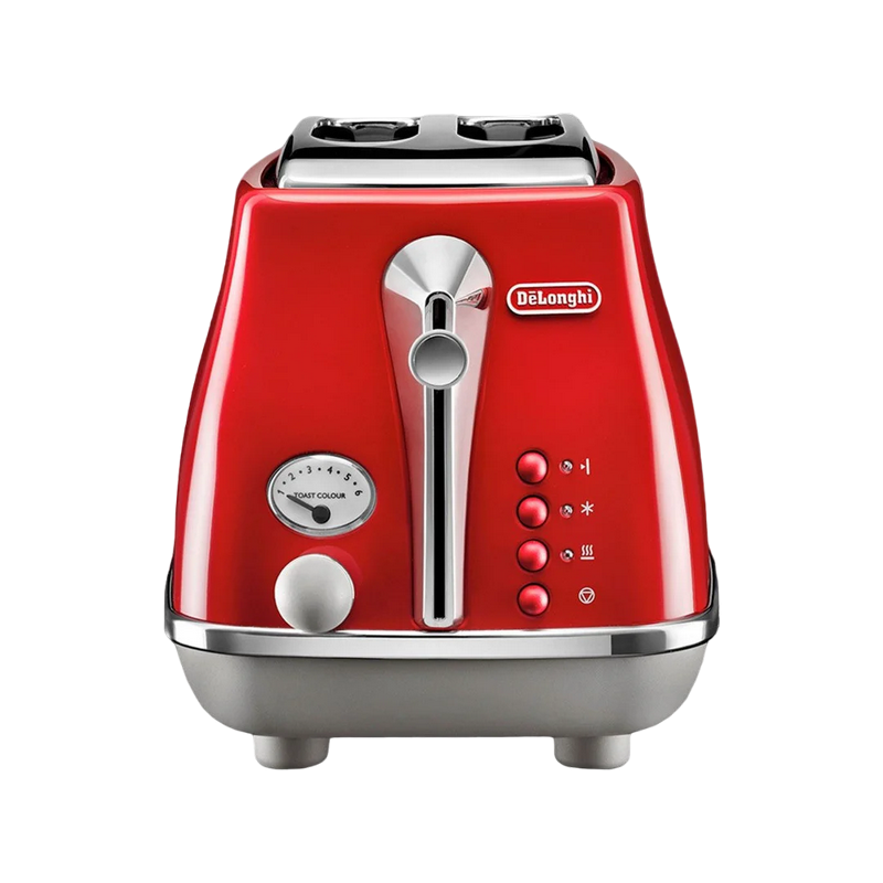 Toster Retro DeLonghi CTOC 2103 R, 900W, Roșu [5]