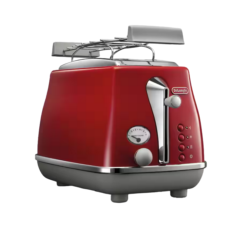 Toster Retro DeLonghi CTOC 2103 R, 900W, Roșu [4]