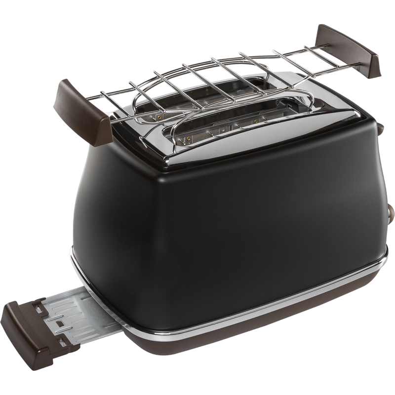 Toster Retro DeLonghi CTOV 2103 BK, 900W, Negru [6]