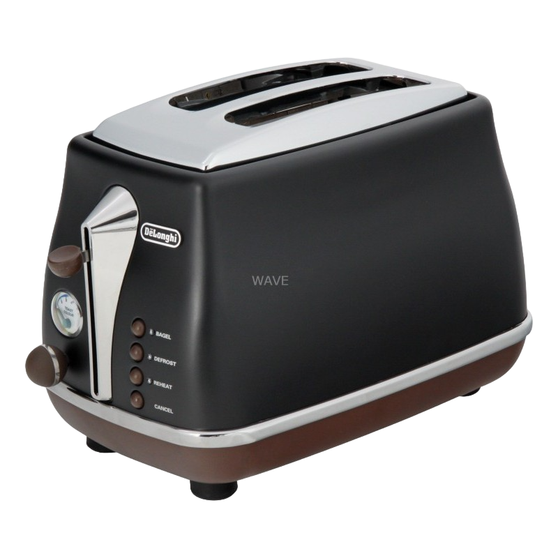 Toster Retro DeLonghi CTOV 2103 BK, 900W, Negru [9]