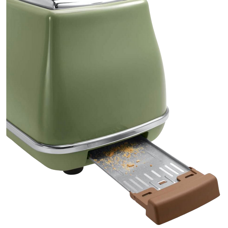 Ретро тостер DeLonghi CTOV 2103 GR, 900Вт, Зеленый [7]