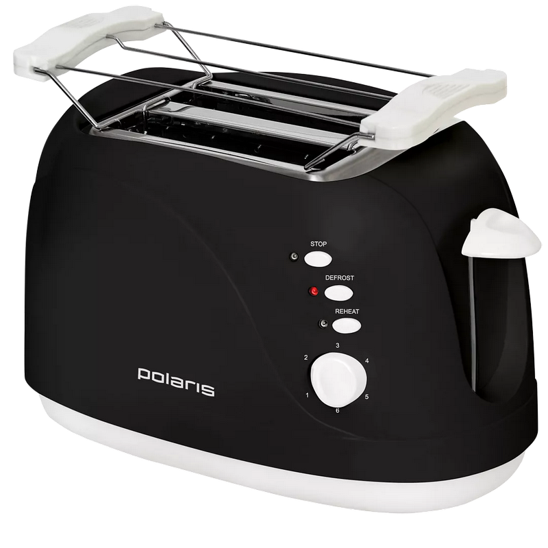 Toster Polaris PET 0702L, 750W, Negru [2]