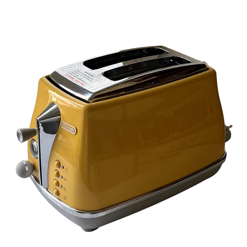 Ретро тостер DeLonghi CTOC 2103 Y, 900Вт, Желтый [2]