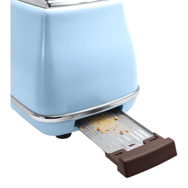 Ретро тостер DeLonghi CTOV 2103 AZ, 900Вт, Голубой [6]