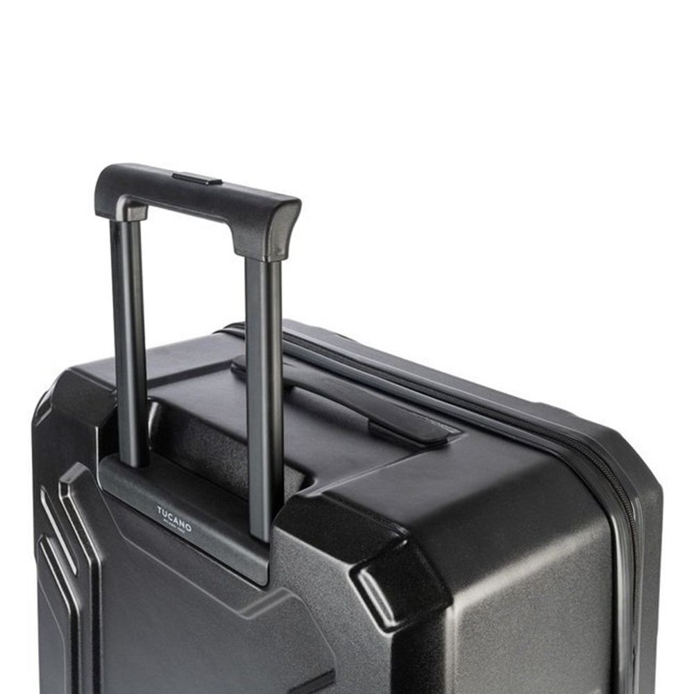 Чемодан Tucano Travel Trolley Iron Rigid M (72 л), Черный [3]