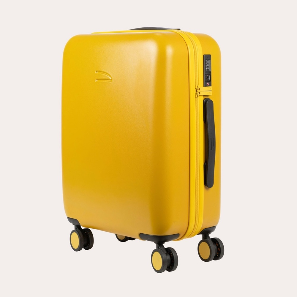 Путешественный чемодан Tucano Travel Trolley Ted Rigid S (40 л), жёлтый. [4]