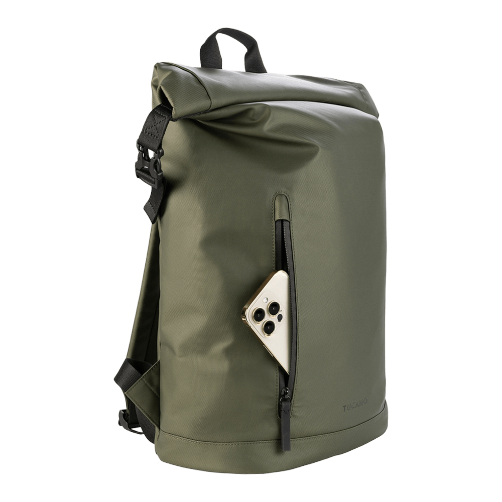 Tucano Backpack Rollo 15.6", Military Green [3]