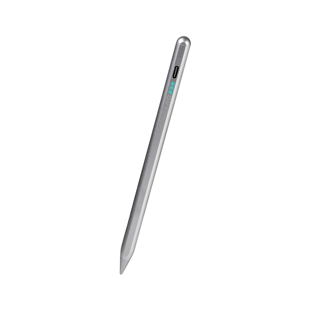 Tucano Stylus Pen Active Magnetic for iPad 7/8/9/10th gen | Air 10.9 4/5th gen | Pro 11 3/4th gen | Pro 12.9 5/6th gen | iPad Mini, Silver [2]