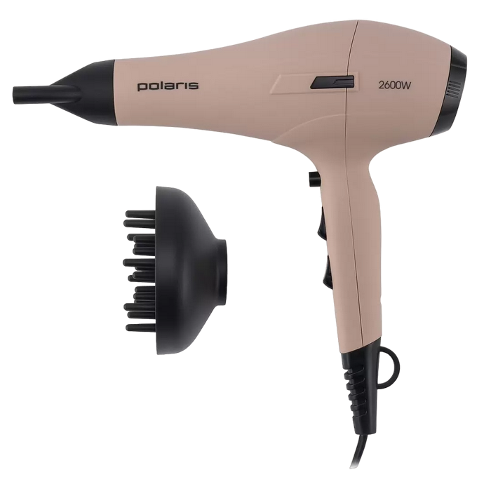 Фен Polaris PHD 2600AC Розовый [1]