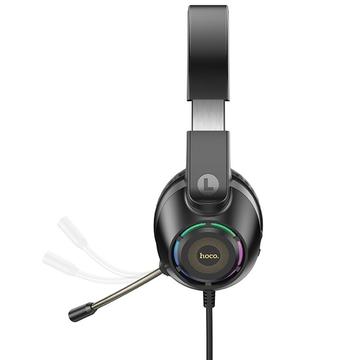 Casti gaming W108 Sue, Negru [2]