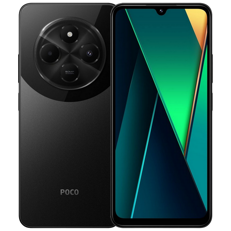 Xiaomi Poco C75 6/128ГБ EU Black Diagonala ecranului: 6,88 ", Rezolutia ecranului: 720 x 1640, Max. Rezoluția camerei: 50 MP, Cameră frontală: 13 MP, Capacitate acumulator: 5160 mAh, Chipset: Mediatek Helio G81 Ultra, Platformă software: Android, HyperOS, [1]