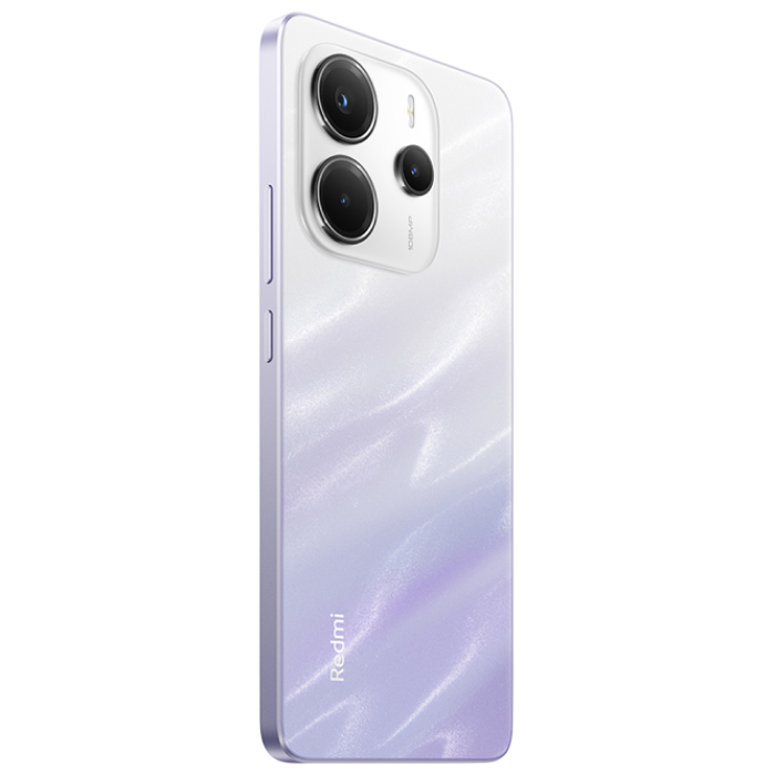 Telefon Xiaomi Redmi Note 14 4G 6/128GB EU Purple Diagonala ecranului: 6,67 ", Rezolutia ecranului: 2400x1080, Max. Rezoluția camerei: 108 MP, Cameră frontală: 20 MP, Capacitate acumulator: 5500 mAh, Chipset: Mediatek Helio G99 Ultra, Platformă software: Android, HyperOS, Grad de protecție: IP54, [7]