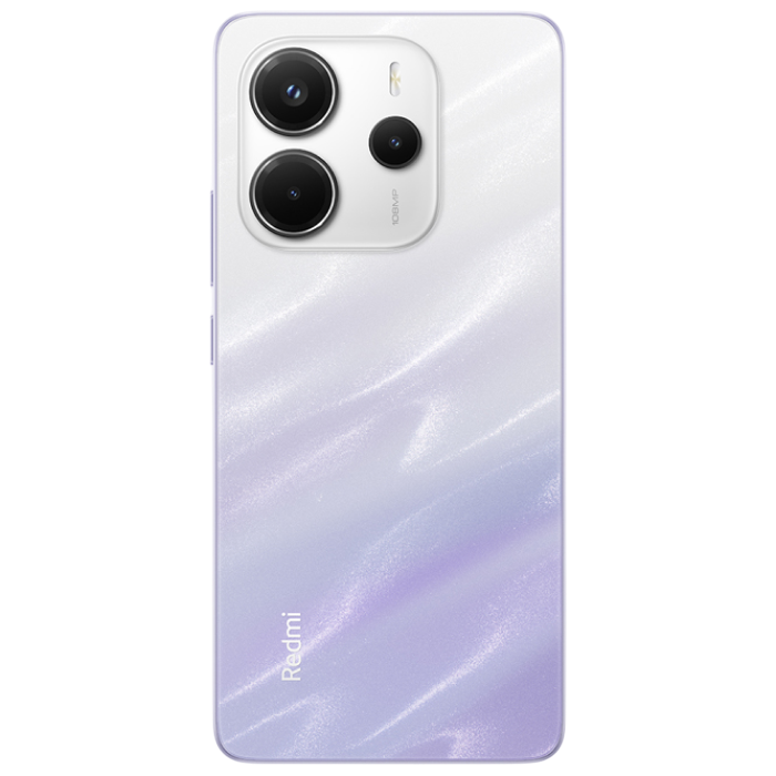 Telefon Xiaomi Redmi Note 14 4G 6/128GB EU Purple Diagonala ecranului: 6,67 ", Rezolutia ecranului: 2400x1080, Max. Rezoluția camerei: 108 MP, Cameră frontală: 20 MP, Capacitate acumulator: 5500 mAh, Chipset: Mediatek Helio G99 Ultra, Platformă software: Android, HyperOS, Grad de protecție: IP54, [5]