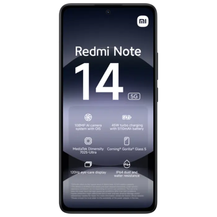 Xiaomi Redmi Note 14 5G 8/256 GB Black [4]