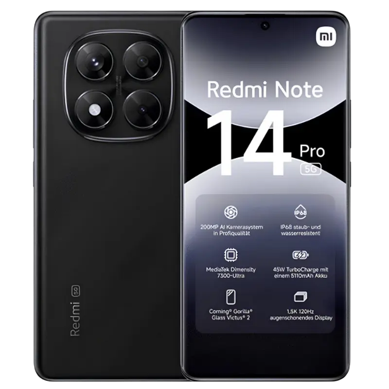 Xiaomi Redmi Note 14 Pro+ 5G 8/256 GB Black [1]
