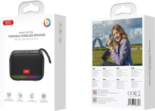 XO F66 Illuminated Small Portable Speaker Black [2]