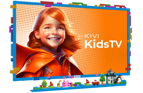 Televizor KIVI 32" LED SMART TV KidsTV 1920x1080 FHD Android TV Albastru (32'' DLED 1920x1080 FHD, SMART TV (Android TV 11), 3x HDMI, 2x USB, Headphone jack 3.5 mm, WiFi, DVB-T/T2/C, OSD Language: ENG, RU, RO, Speakers 2x8W Dolby Audio, Smart remote control with Voice control, VESA 200x100, 4.5 Kg) [7]