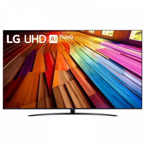 Televizoare - Televizor LG 43" LED SMART TV 43UT81006LA Real 4K 3840 x 2160 webOS Negru (43" IPS, DLED, Black, 4K UHD 3840x2160, SMART TV (WebOS 24), 4K Active HDR, HDR10, 3 HDMI, 2 USB, WiFi 802.11ac, DVB-T2/C/S2, OSD Language: ENG, RU, RO, Smart remote control MR24, Speakers 2x10W Dolby Digital, VESA 300x300, 9.7 kg)