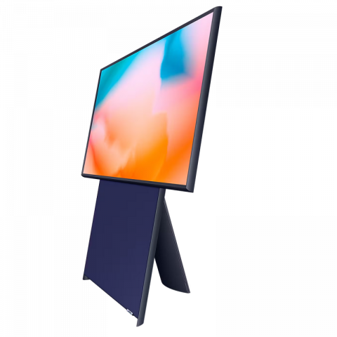 Tелевизор Samsung 43" LED SMART TV QE43LS05BAUXUA The Sero QLED 4K 3840x2160 Tizen OS Чёрный (43" Black, QLED Flat 3840x2160 4K UHD, SMART TV (Tizen 7.0 OS), 4 HDMI, 2 USB, DVB-T/T2/C/S2, OSD Language: ENG, RO, RU Speakers 20W (10 W x 2), QLED Smart remote control, VESA 200x200,8.9Kg) [4]