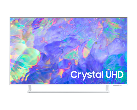 Samsung - Televizor Samsung 43" LED SMART TV UE43CU8510UXUA Crystal UHD 4K 3840x2160 Tizen OS Alb (43'' White, 3840x2160 UHD, Smart TV (Tizen 7.0 OS), HDR10+, HLG, 3 HDMI, 2 USB, Wi-Fi, DVB-T/T2/C/S2, Premium Solar Smart remote control, OSD Language: ENG, RO, RU, Speakers 2x10W Dolby Digital Plus, VESA 200x200, 7.7 Kg)