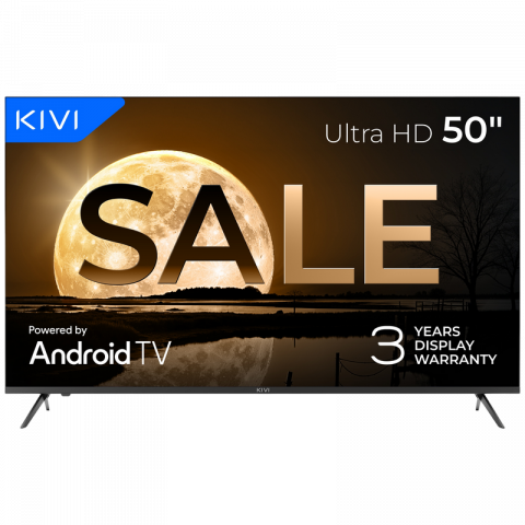 Televizor KIVI 50" LED SMART TV 50U760QB Real 4K 3840x2160 Android TV Negru (50' Super MVA, 3840x2160 4K UHD, SMART TV (Android TV), Wi-Fi 5G, Headphone jack 3.5 mm, 4х HDMI 2.1, 2х USB, Bluetooth 5.1, DVB-T/T2/C, Sound by JVC, Speakers 2x12W Dolby Audiol, BT+IR Smart remote control, KIVI Media, Game Mode, OSD Language: ENG, RU, RO, VESA 200x200, 10.6 Kg) [1]