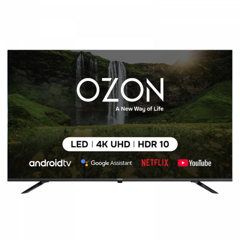 Televizor OZON 50" LED SMART TV U50Z8000R HDR 4K 3840x2160 Android TV Negru Diagonala ecranului: 50 ", Rezoluția Display-ului: 3840x2160 4K UHD, Iluminarea de fundal: DLED, Telecomandă: Da, Platformă software: Android TV, Boxe încorporate: 2x 10 W, USB Type-A: 2x, [3]