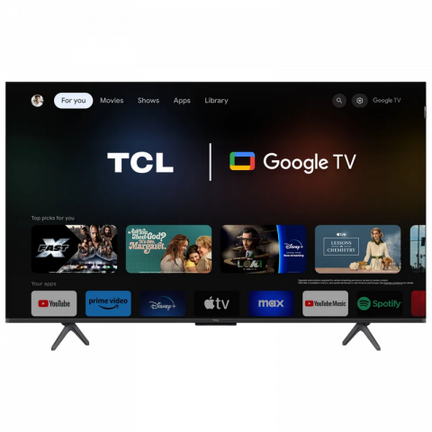 Televizoare si Proiectoare - Televizor TCL 50" LED SMART TV 50C655 QLED 4K 3840x2160 Google TV Negru 50'' QLED, 3840x2160 UHD, PPI 3200, SMART TV (Google TV (Google TV), 3x HDMI 2.1, 2 USB, Display color depth 8bit+FRC, Dolby Vision, HDR10, HLG, DVB-T/T2/C/S2, OSD Language: ENG, RU, RO, Speakers 2x10W Dolby Atmos, Voice remote control RC833, VESA 300x300, 8.9 Kg)